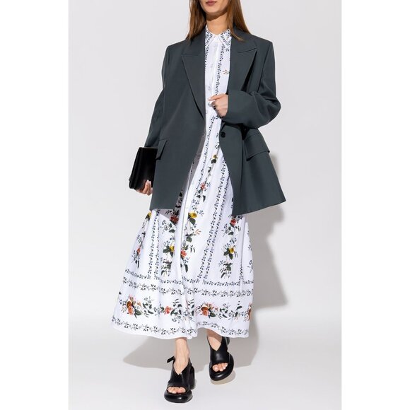 September Cottagecore Prairie Twee Boho Wedding Guest Modest Cora Floral Dress S - Picture 3 of 14